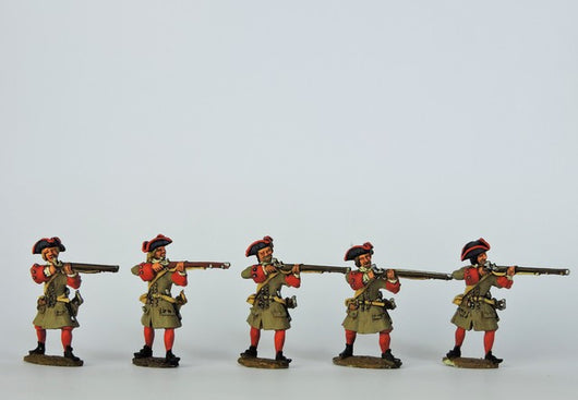 DN04 Danish Musketeers Firing - Warfare Miniatures USA