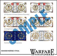 FD010 Danish Horse 1710 A - Warfare Miniatures USA