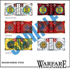 FD011 Danish Horse 1710 B - Warfare Miniatures USA