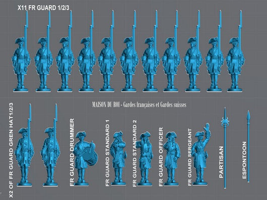 WSSBAT6 French Maison du Roi/Gardes Francaises/Gardes Suisses(PRE-ORDER)