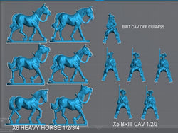 WSSSQN08 British Cuirassier - 2nd+ Squadron (PRE-ORDER)
