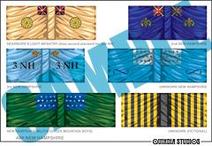 AWI07 American Flags G - Warfare Miniatures USA