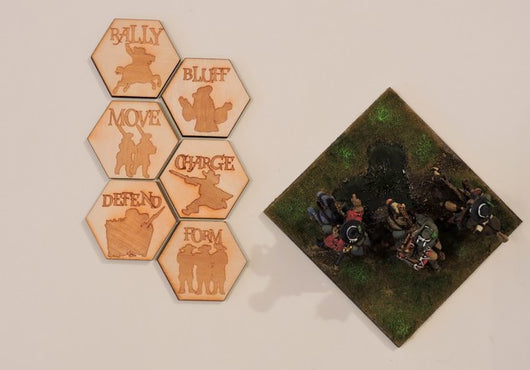 A002 Beneath the Lily Banners Order Markers - Warfare Miniatures USA