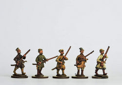 COS01 Cossack Musketeers Advancing - Warfare Miniatures USA