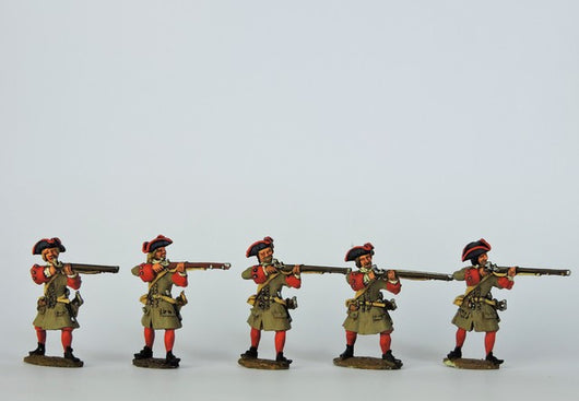 DN04 Danish Musketeers Firing - Warfare Miniatures USA