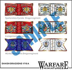 FD015 Danish Dragoons 1710 A - Warfare Miniatures USA
