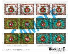 FS005 Saxon Infantry 05 - Warfare Miniatures USA