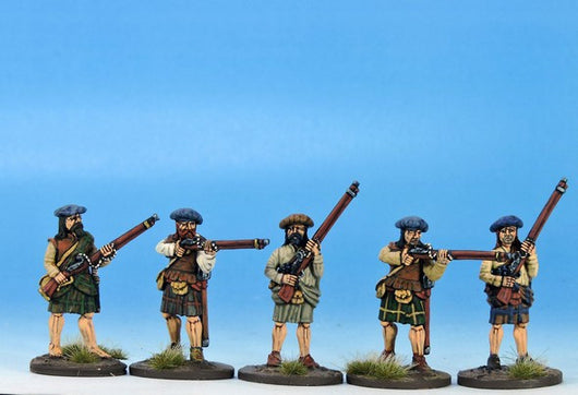 H003 Highlanders with Matchlocks - Warfare Miniatures USA