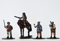 H007 Highland Command and Bonnie Dundee - Warfare Miniatures USA