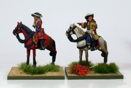 WLOA19 King James II and General St Ruhe (St Ruth) - Warfare Miniatures USA