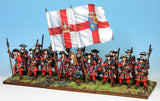 B025 Gardes Francaises/Suisses with Matchlock Muskets - Warfare Miniatures USA