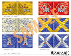FJ011 Jacobite Standards at Killiecrankie 2 - Warfare Miniatures USA