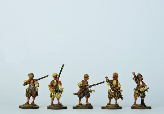 OT12 Bosniak or Irregular Musketeers Loading - Warfare Miniatures USA