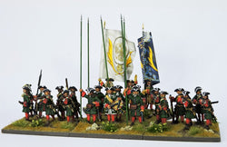 RB1 Russian Battalion Firing and Loading with Pikes - Warfare Miniatures USA