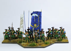 RB3 Russian Battalion At the Ready with Pikes - Warfare Miniatures USA