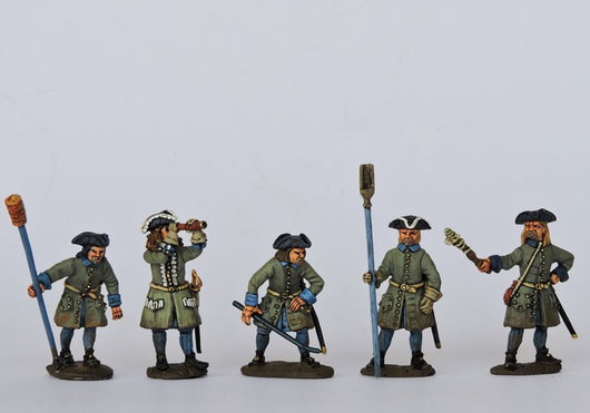 SA03 Swedish Artillery Crew Firing - Warfare Miniatures USA