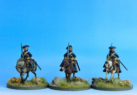 SC04 Swedish Cavalry Troopers at the Ready B - Warfare Miniatures USA