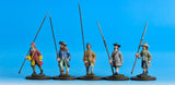 V04 Civilians with Open Hands in Coats - Warfare Miniatures USA