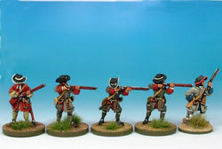 WLOA01 Musketeer Firing Line - Warfare Miniatures USA