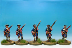 WLOA04 Musketeers Advancing - Warfare Miniatures USA