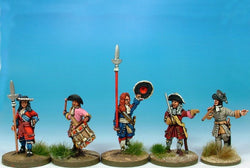 WLOA08 Command Advancing - Warfare Miniatures USA