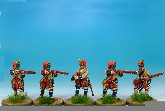 WLOA09 Grenadiers in Low Mitre Firing - Warfare Miniatures USA
