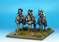 WLOA39a Cuirassiers in Hats on Standing Horses - Warfare Miniatures USA