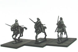 WLOA47b Cuirassiers Bearheaded with Cuirass Under Coat on Galloping Horses - Warfare Miniatures USA
