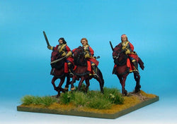 WLOA49b Cuirassiers, Bearheaded with Front Plate Only on Galloping Horses - Warfare Miniatures USA