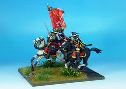 WLOA57 Enthusiastic Cavalry Command - Warfare Miniatures USA