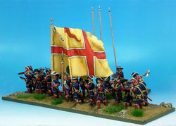 B011 Advancing with Pikes and Grenadiers in Low Mitre - Warfare Miniatures USA