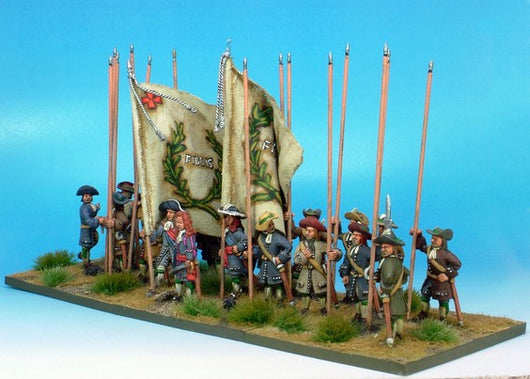 B020 Recruits or Militia (no muskets) - Warfare Miniatures USA