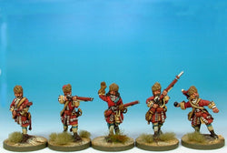WLOA11 Grenadiers in Fur Caps Storming the Breach - Warfare Miniatures USA