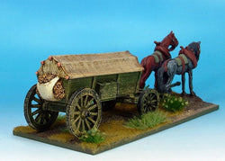 WLOA946 Covered Wagon, Reinforced, Variant #1 - Warfare Miniatures USA