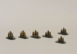 ARD022 Merchant Fluyts (Flutes), Two 6 Gun, Three 4 Gun, and One Whaler