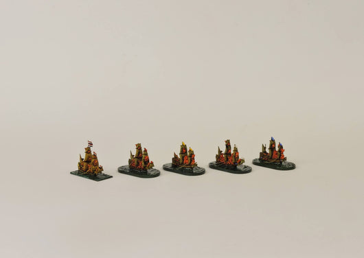 ARD017 Five Fireships, Aflame